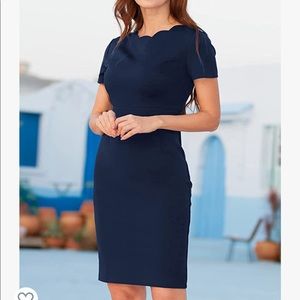 GRACE KARIN Women's Bodycon Scalloped Dress